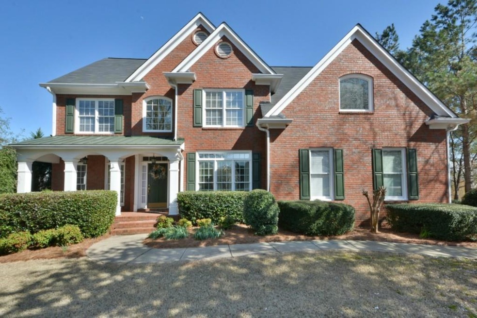 Traditional home with a charming front porch
