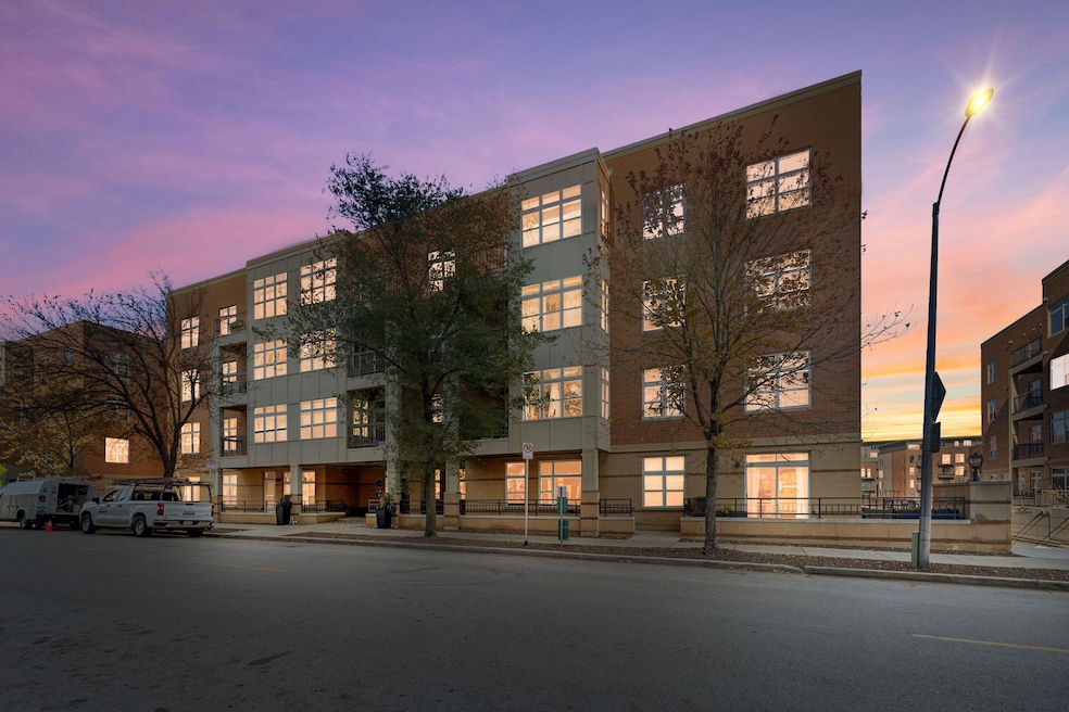 Front of Bldg at Twilight