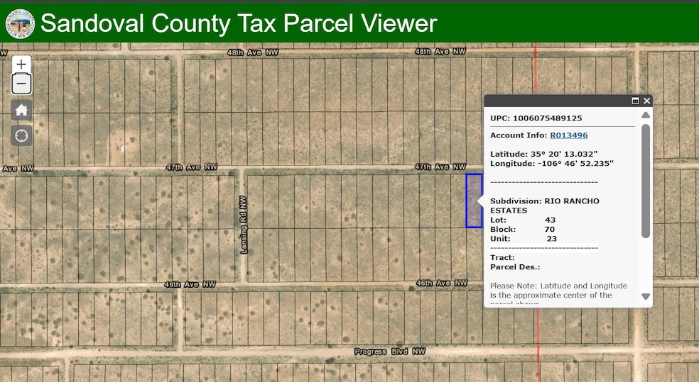 0 47th Ave NW unit 1094457, Rio Rancho, NM 87144 - photo 1