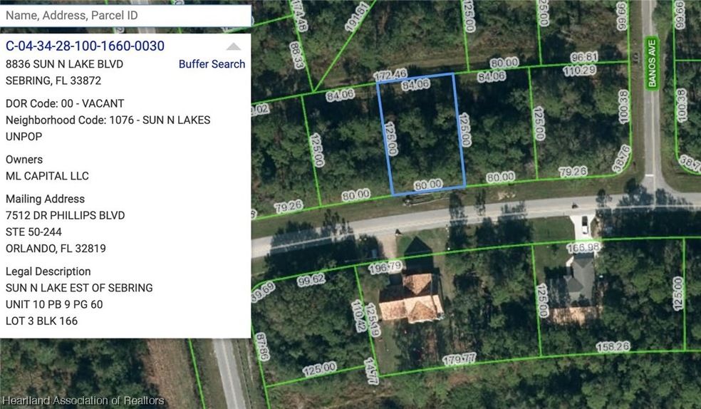 8836 Sun North Lake Blvd, Sebring, FL 33872