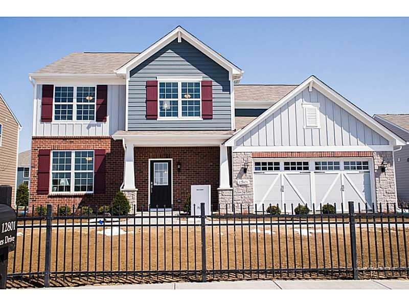 Exterior Front. Photo is of a similar model & floor plan.