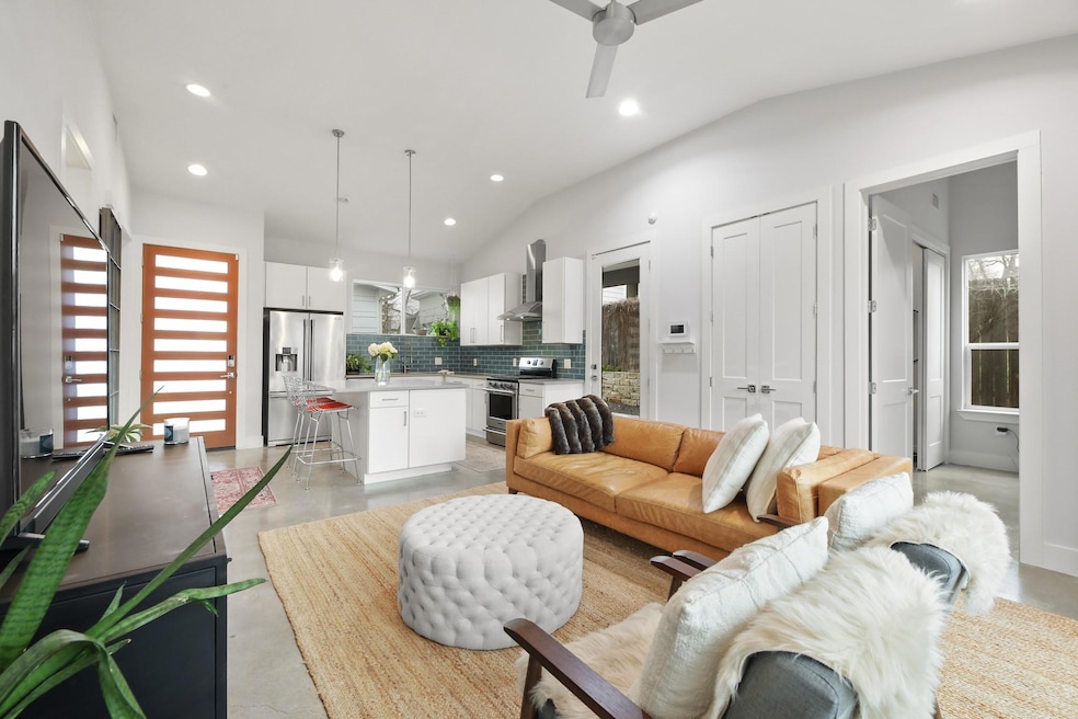 Living room featuring recessed lighting, ceiling 