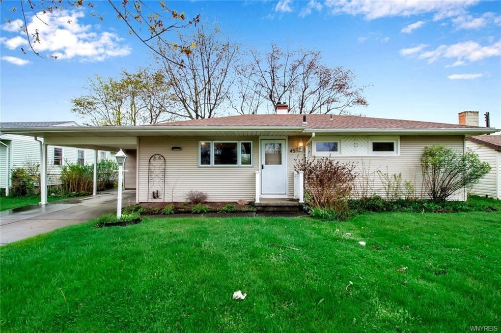Exterior Front: charming front entry with vinyl, m