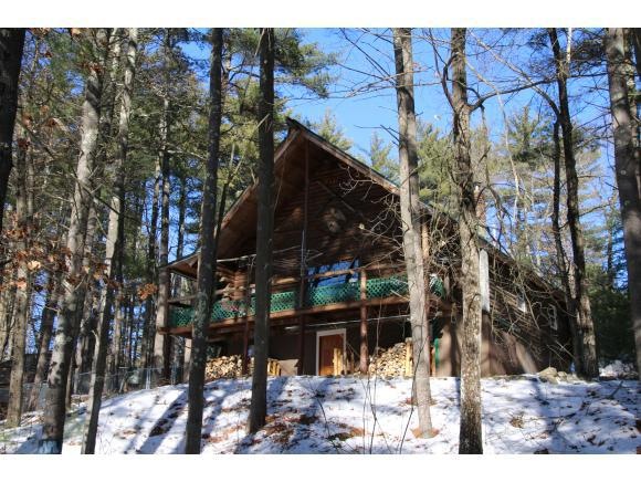 chalet style log home