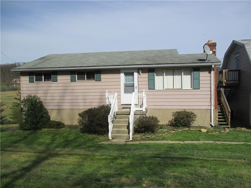Two bedroom ranch home in country setting.
