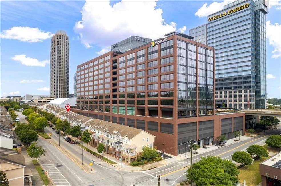View of property with a city view