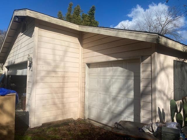 Three car attached garage