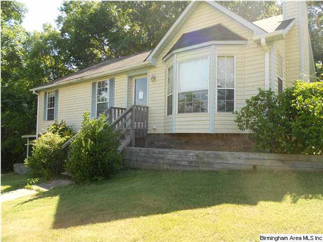 Front with bay window