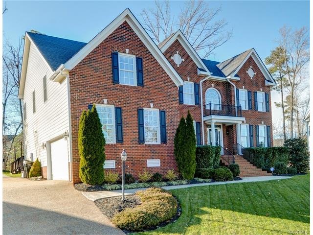 Stunning brick front transitional home close to po
