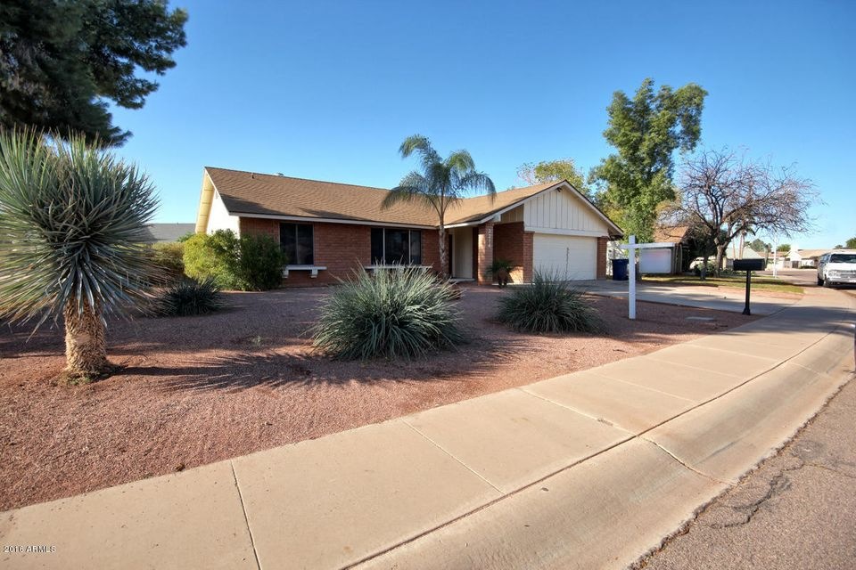 View from corner end of lot