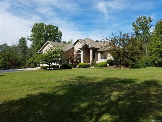 This is a view of the front of the home.