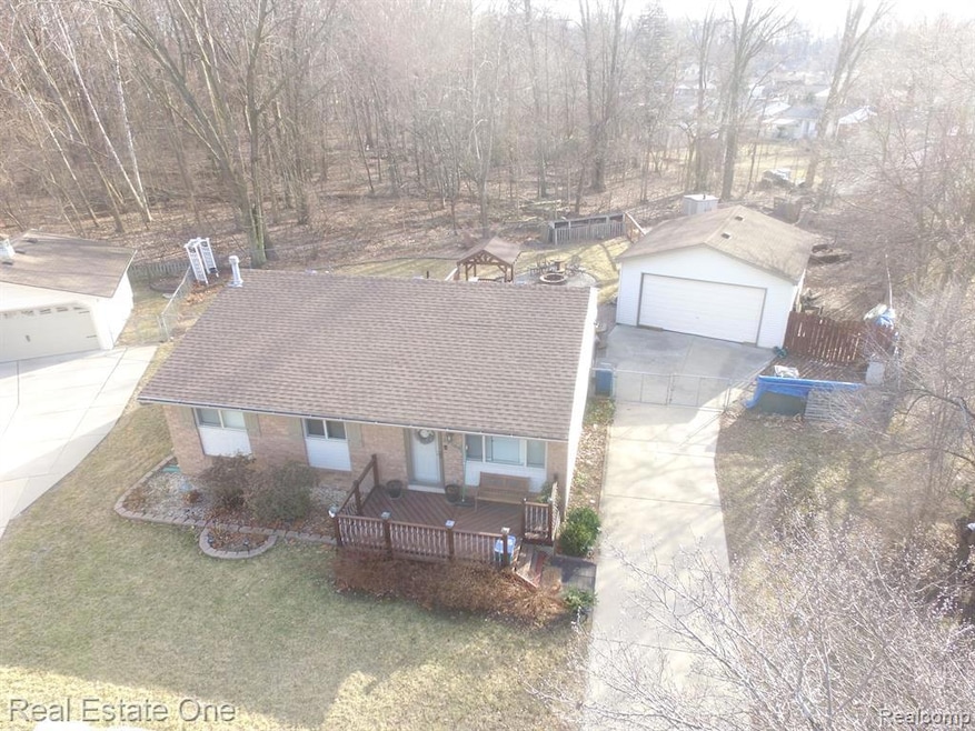 Ranch Home-Aerial View