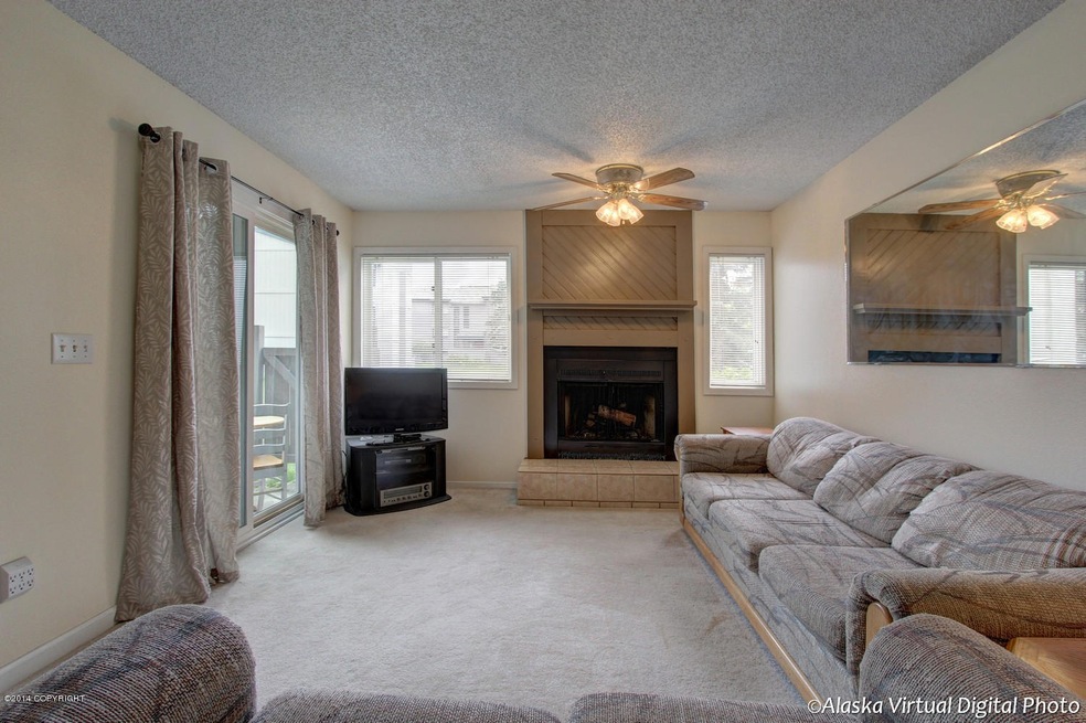 Sunny living room with . . .