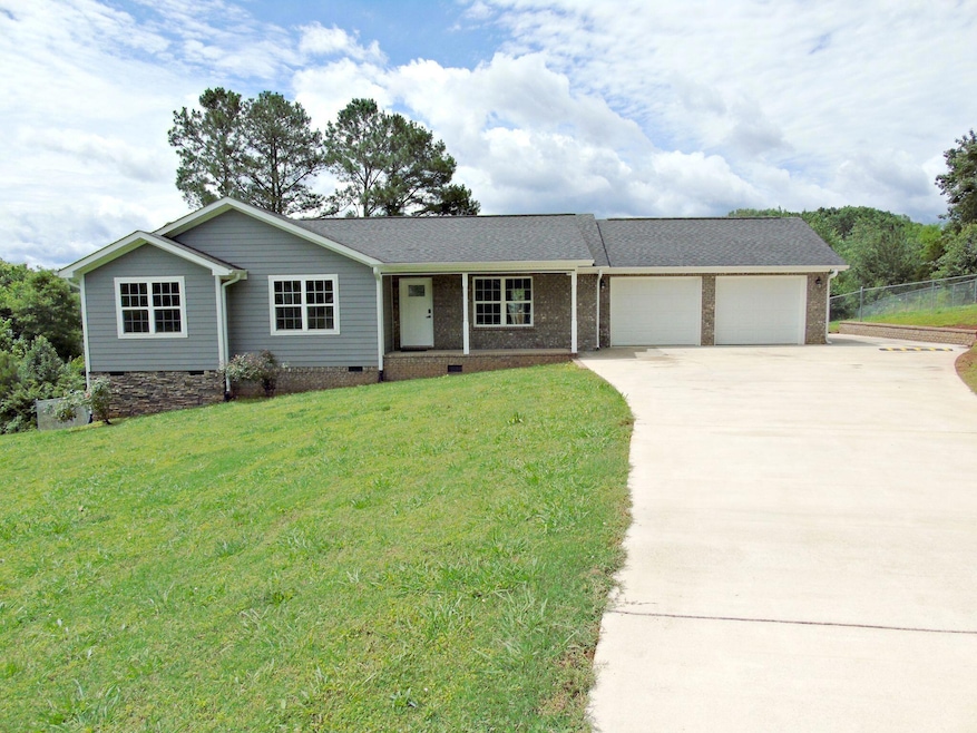 House with large fenced backyard