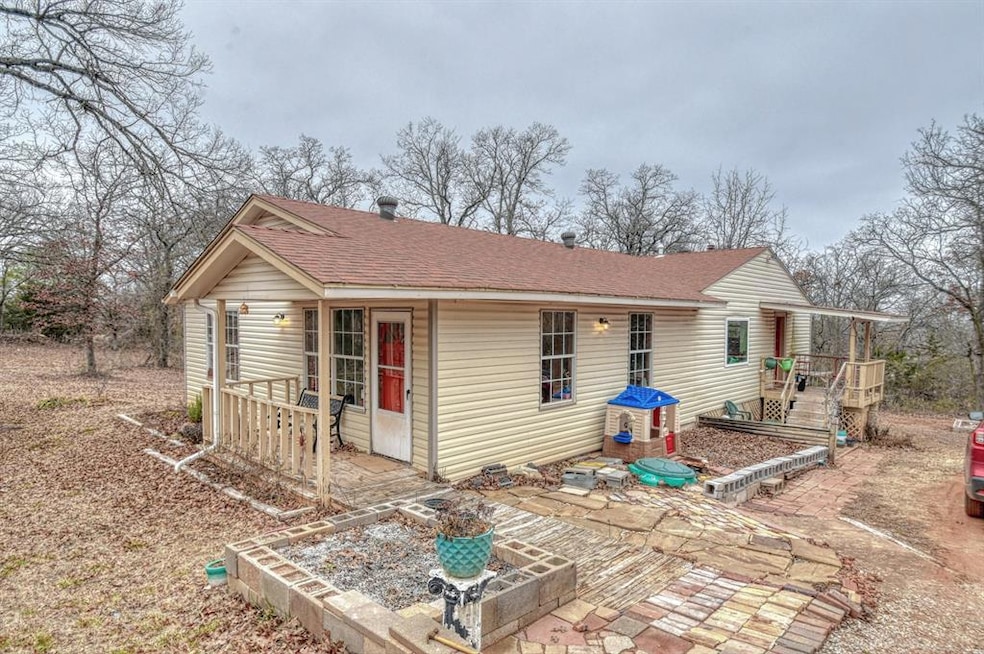 View of rear view of property