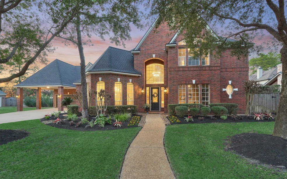 Welcome to 13814 Pegasus Rd located in Lakewood Oaks Estates.  This lovely home offers 4 large bedrooms, game room plus additional media room/fam room, 3.5 baths, 3 car garage and a gorgeous pool & spa.