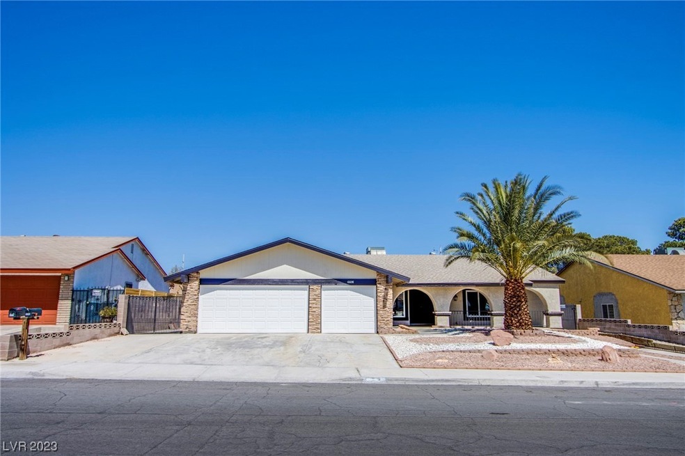 The Home has a Double Gate RV Park on the Left, AN