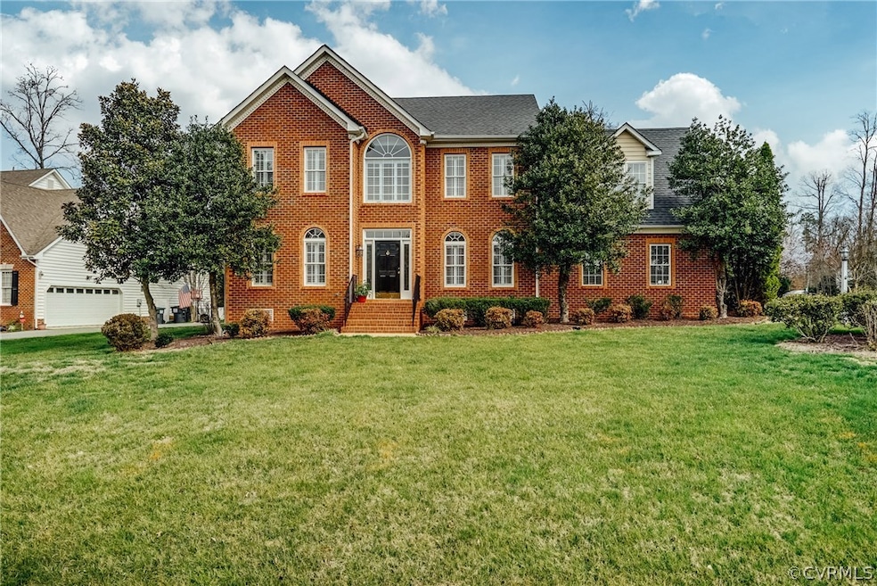 Brick front Vinyl sided corner lot. Nice private b