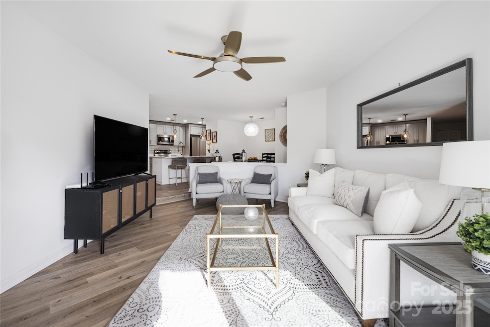 Living room and kitchen 