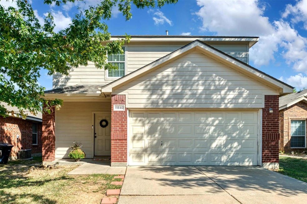 Front facade with a garage