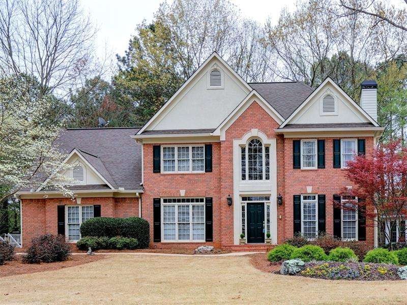 Stunning brick traditional home in Wellesley subdi