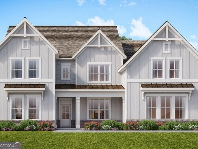 Sonoma elevation D rendering at Genesee in Newnan,