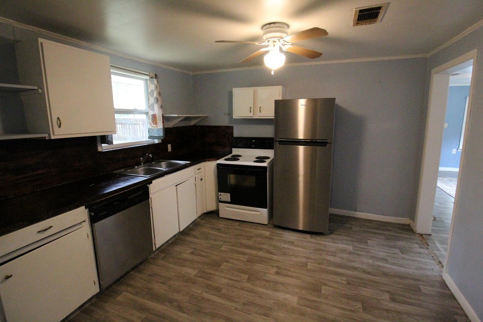Kitchen w/ New Fridge
