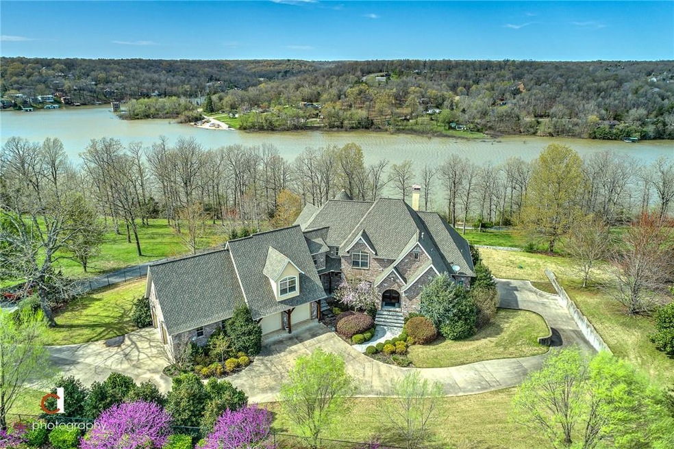 Property line goes to Beaver Lake; year round view