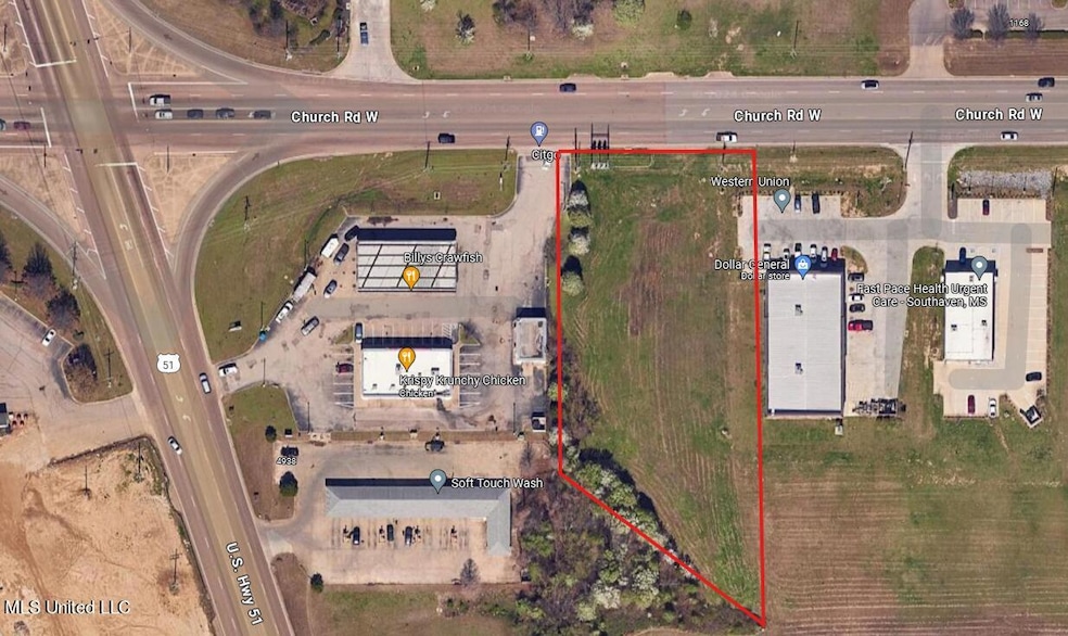 Aerial View - Lot Outlined