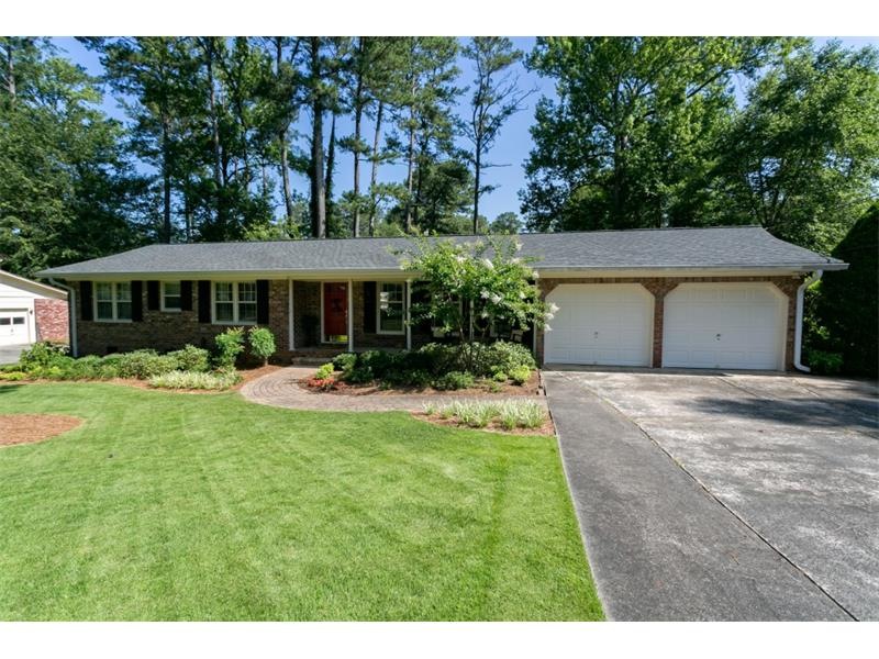Renovated ranch home in great, East Cobb location.