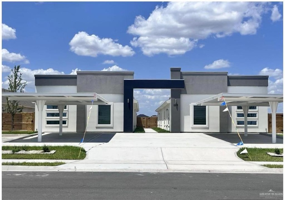 View of modern home