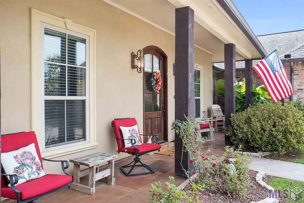 Warm & Inviting front porch