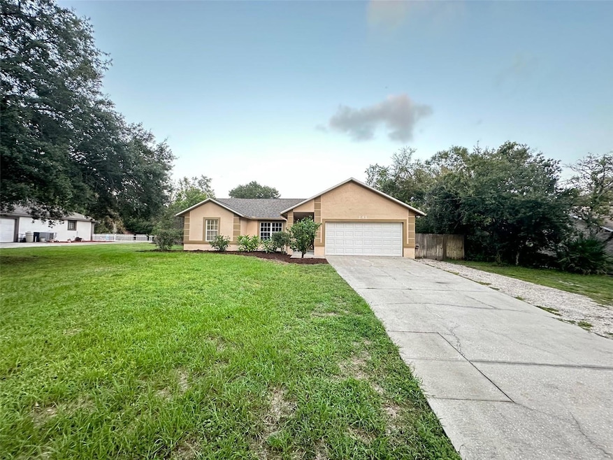 Deep Lot and long driveway