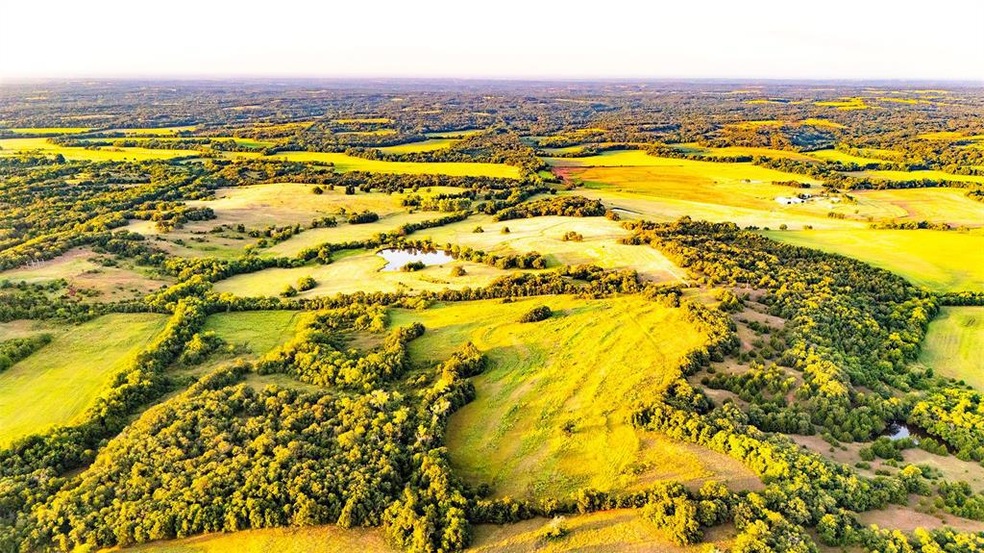 Aerial view with a rural view