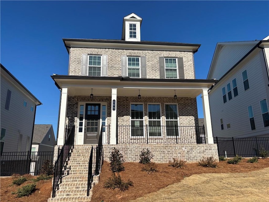The Greenville Elevation B is a gorgeous 4 bedroom home. Photo of previously built Greenville floorplan.