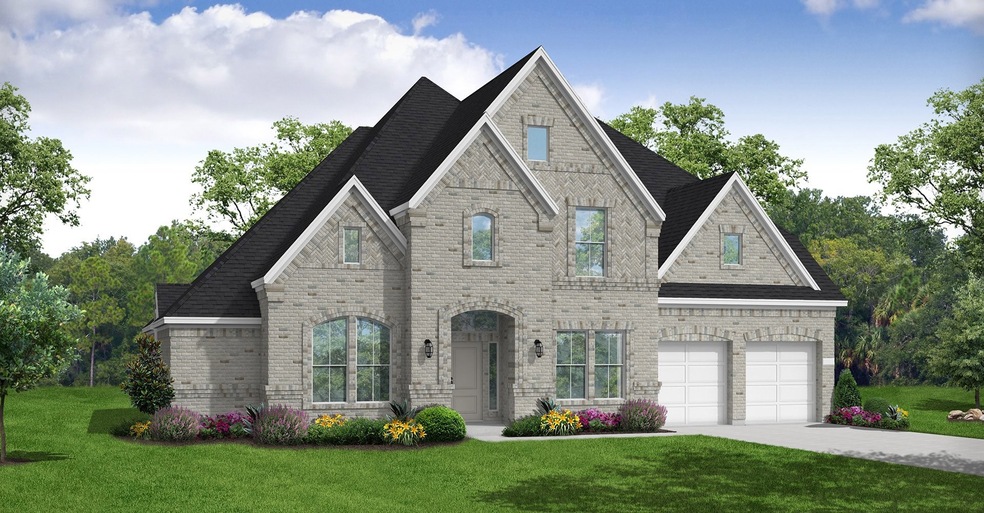 Artist rendering of front elevation.