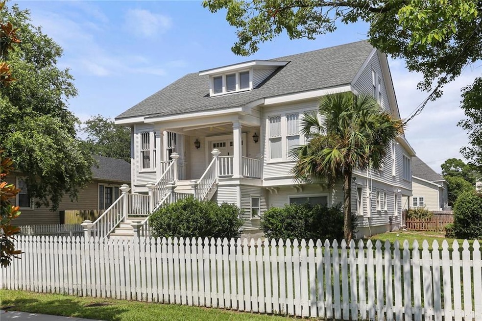 Picket fence along the 75 foot front of property.