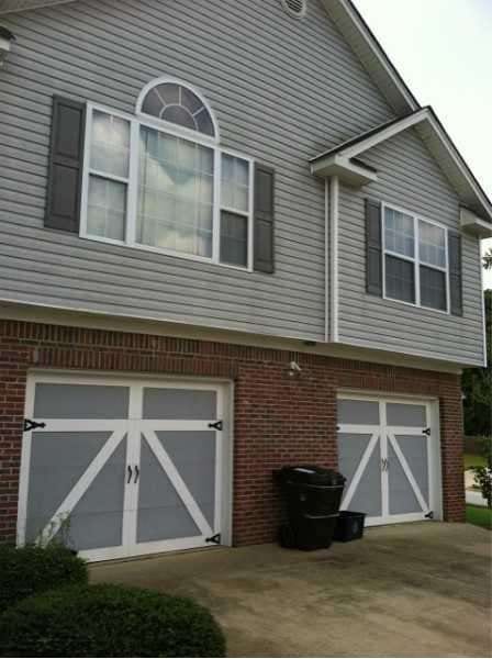 Exterior Front. 2 car garage