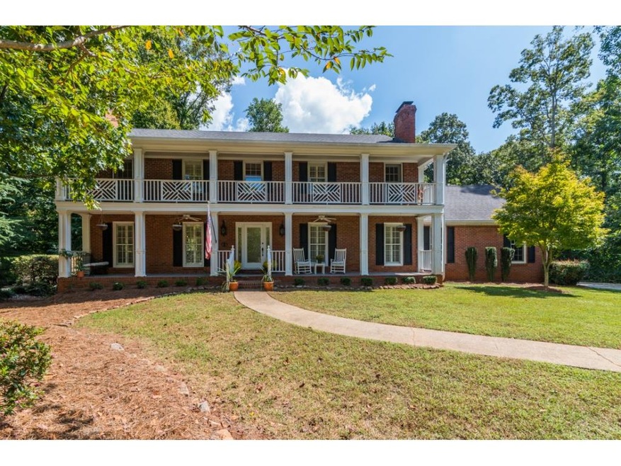 Savannah style double porch beauty