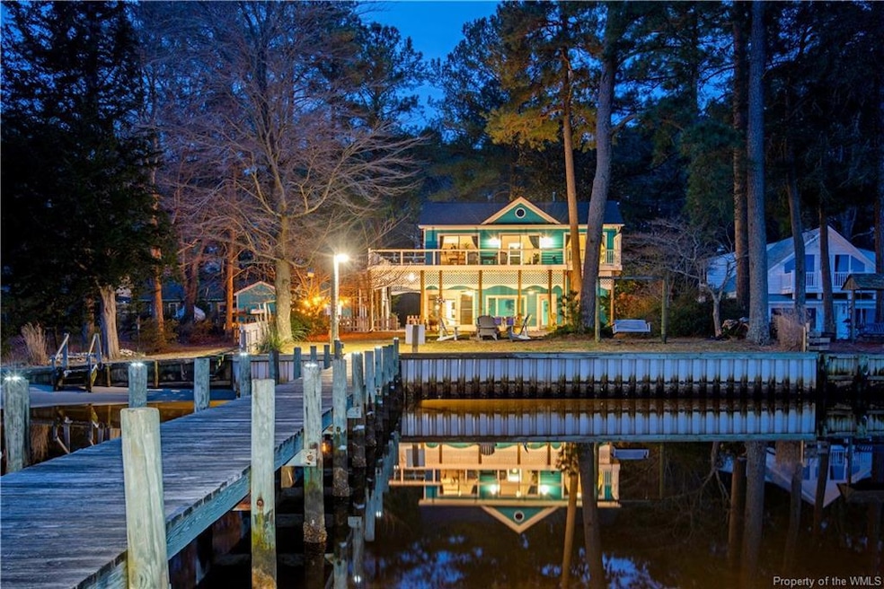 Storage buildings, one of which has electricity.