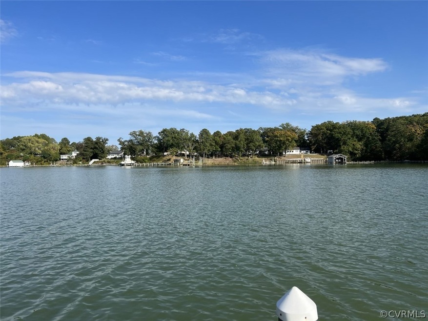 View looking out from dock