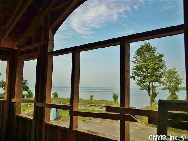 View. View from vaulted living room.