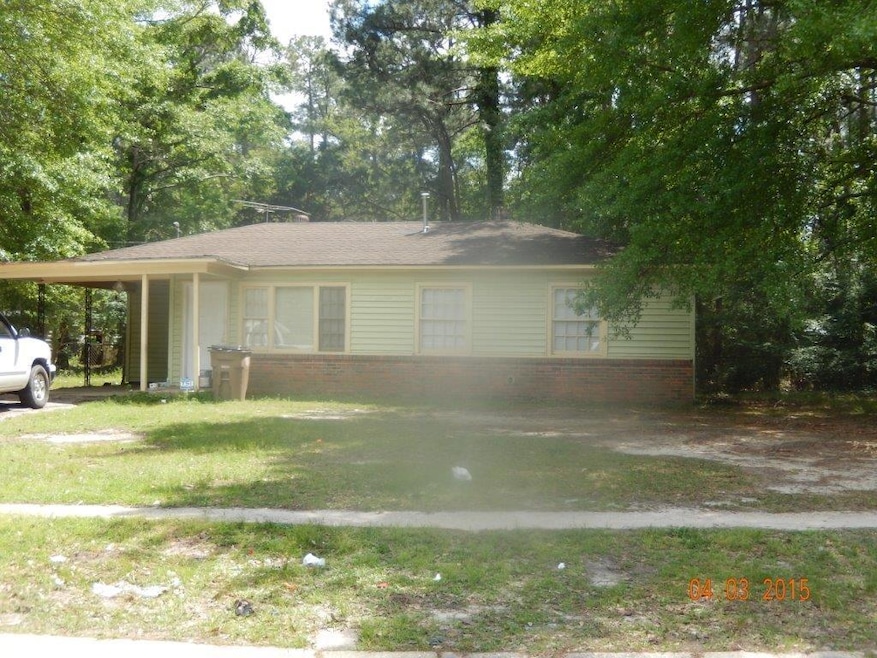 View of front facade with brick siding