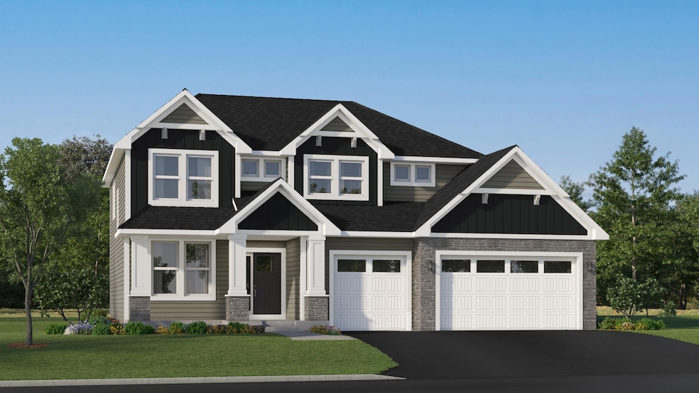 (Rendering, actual home's finishes will vary) The Sinclair has a stunning exterior!