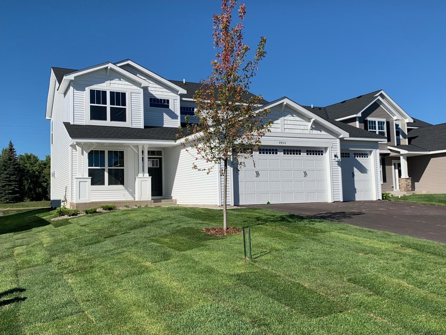 Curb appeal anyone!? The craftsman style exterior is timeless with room to boot, no lack of space for a table and chairs.  The perfect set up for those upcoming fall days! Model photo
