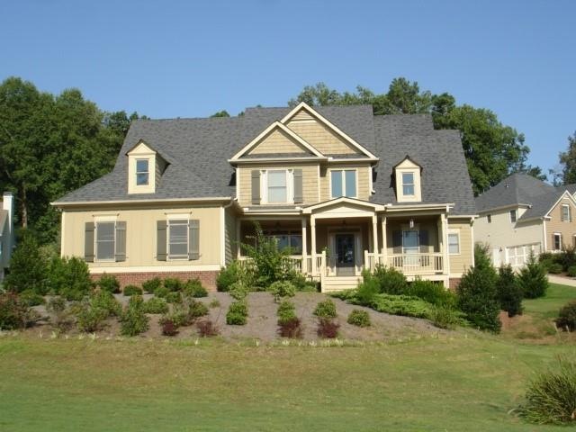 Beautiful elevation with brick board & baton, shak