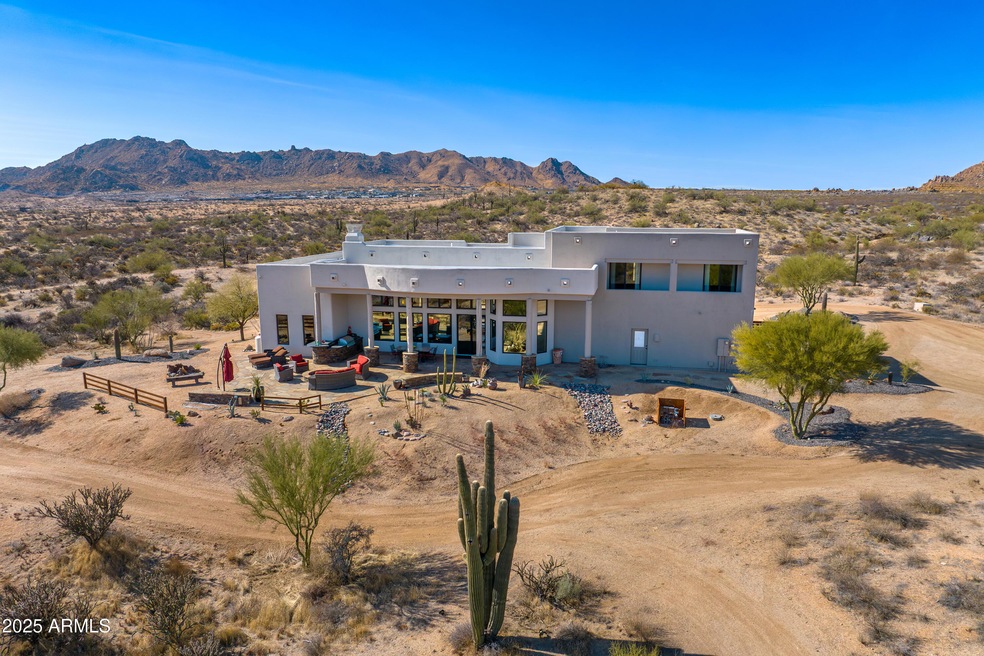 Aerial Back of Home