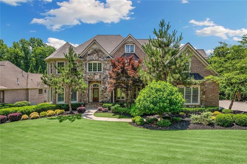 Brick and stone beauty, level driveway, beautiful 