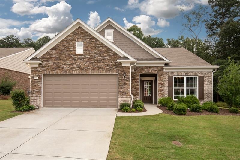 Martin Ray floor plan with Brick and Stone