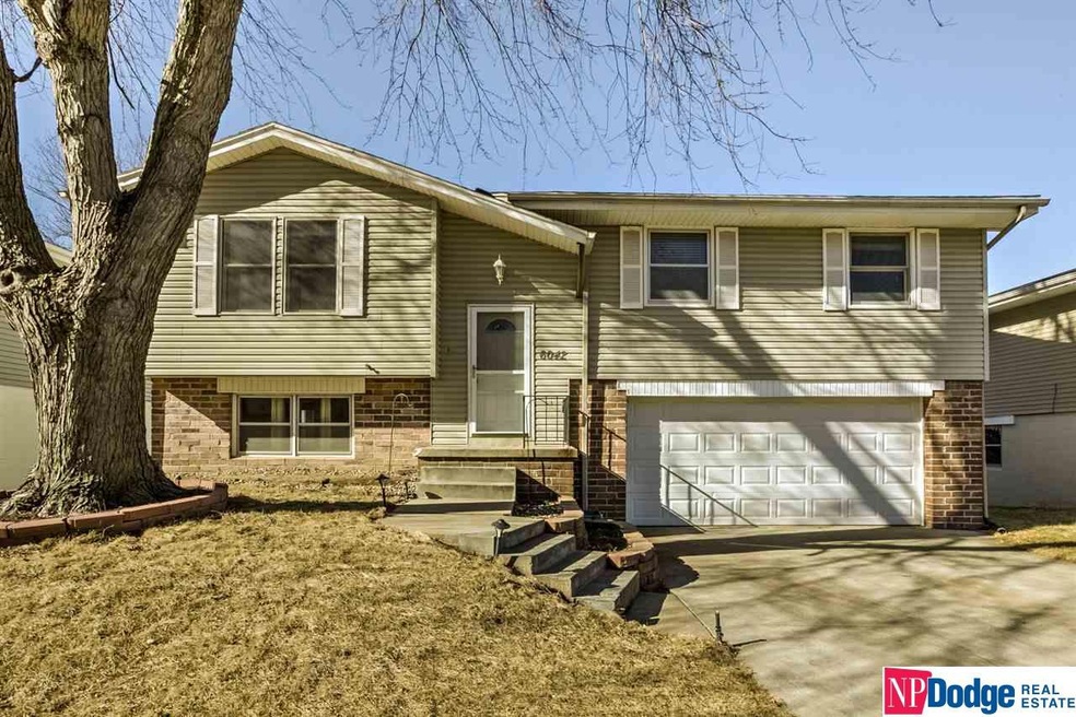 Centrally located 3 BR, 2 1/4 Baths. Large deck the length of home with an amazing view and beautiful sunsets.  Oversized 24 x 24 garage with door to back yard. Master Bath has private sink and access to full bathroom. Large kitchen adjoins dining area.w